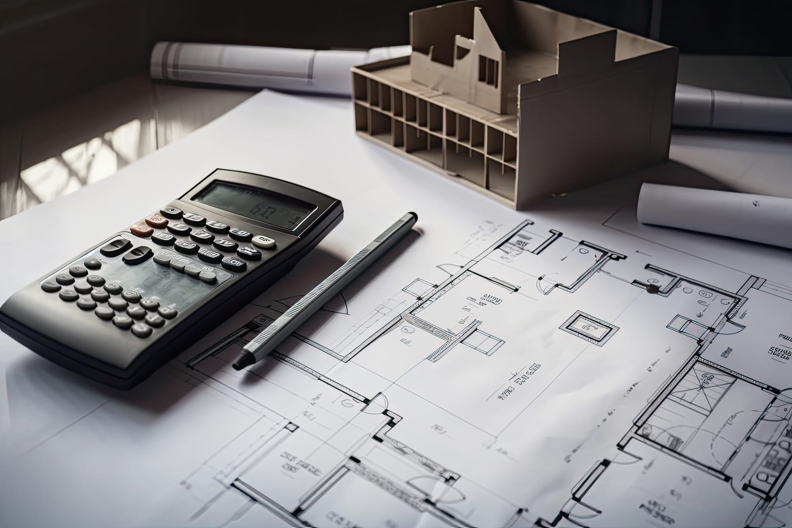 Planta de construção em análise